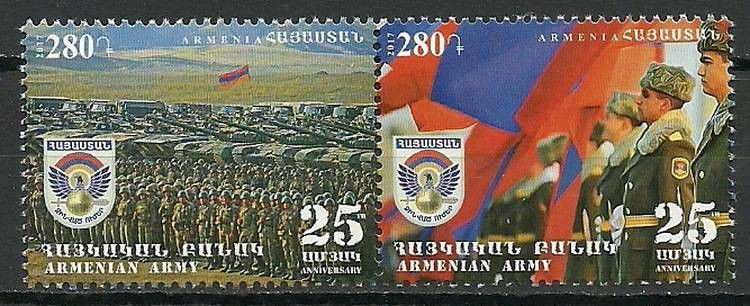Znaczek Armenia 2017 Mi 1005-1006 Czyste **
