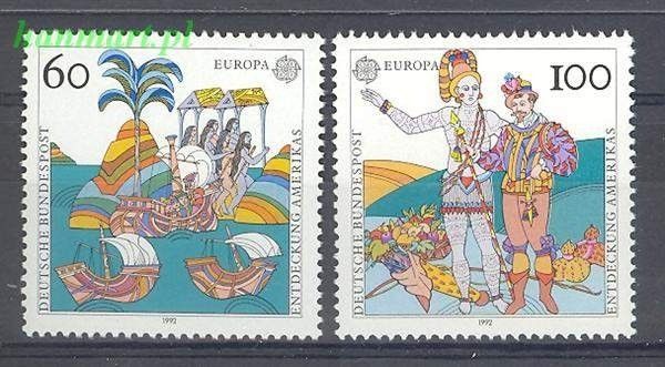 Znaczek Niemcy 1992 Mi 1608-1609 Czyste **