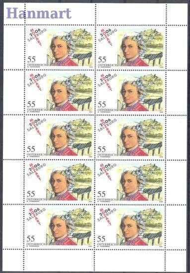 Znaczek Austria 2006 Mi ark 2603 Czyste **