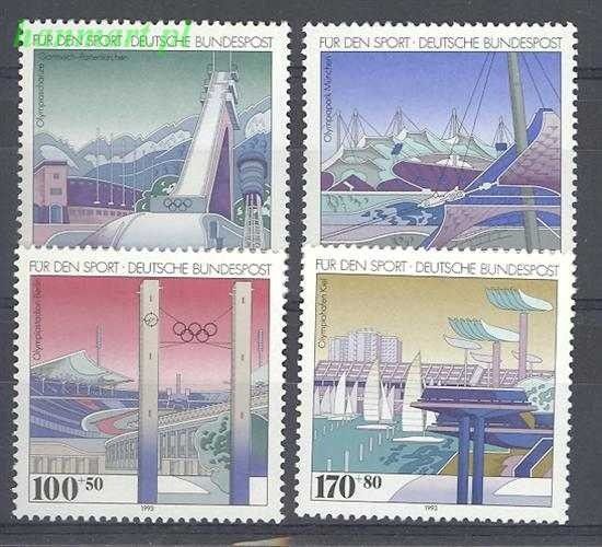 Znaczek Niemcy 1993 Mi 1650-1653 Czyste **
