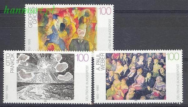 Znaczek Niemcy 1993 Mi 1656-1658 Czyste **