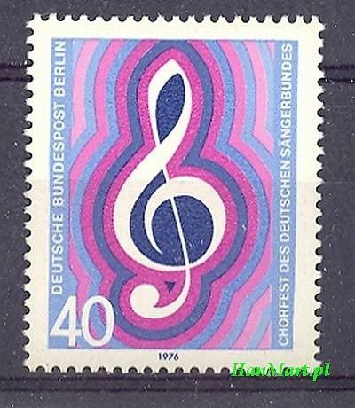 Znaczek Berlin Niemcy 1976 Mi 522 Czyste **