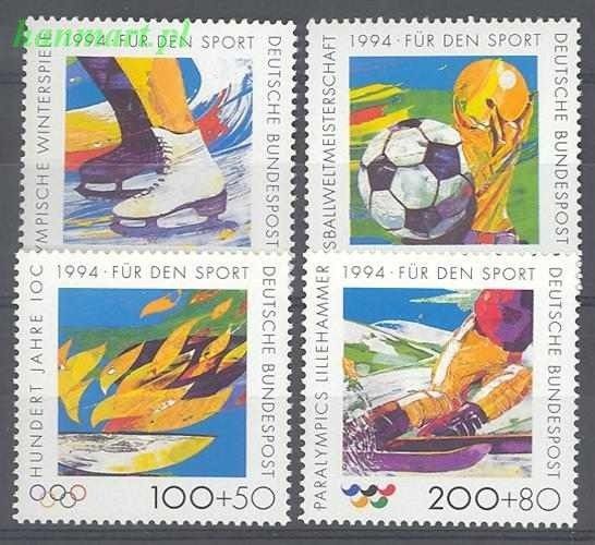 Znaczek Niemcy 1994 Mi 1717-1720 Czyste **