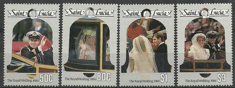 Znaczek Saint Lucia 1986 Mi 855-856 Czyste **