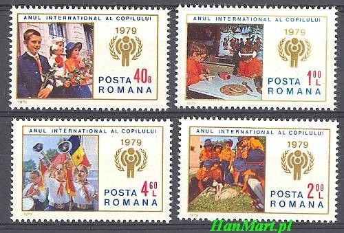 Znaczek Rumunia 1979 Mi 3590-3593 Czyste **