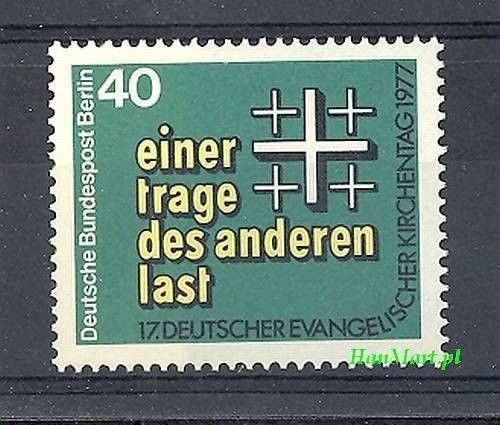 Znaczek Berlin Niemcy 1977 Mi 548 Czyste **