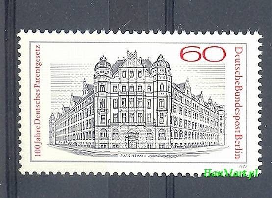 Znaczek Berlin Niemcy 1977 Mi 550 Czyste **