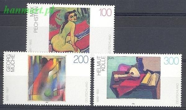 Znaczek Niemcy 1996 Mi 1843-1845 Czyste **
