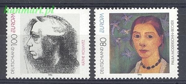 Znaczek Niemcy 1996 Mi 1854-1855 Czyste **