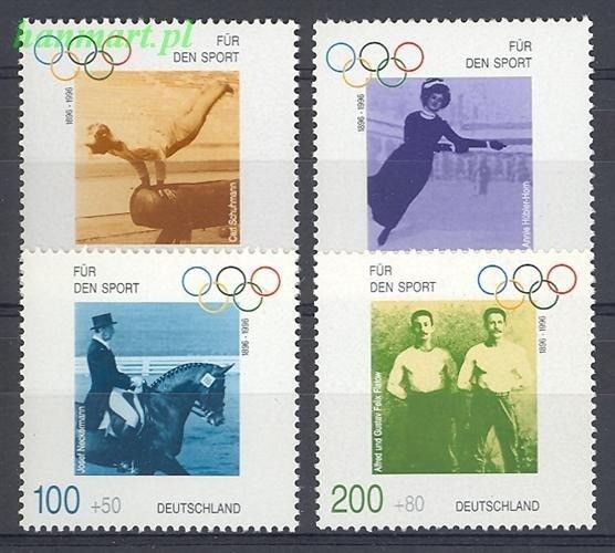 Znaczek Niemcy 1996 Mi 1861-1864 Czyste **