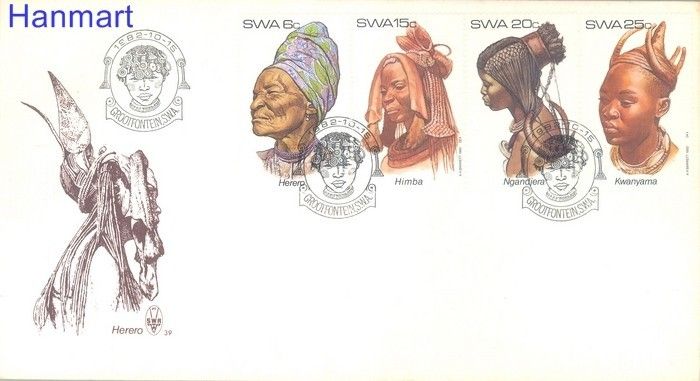 Znaczek Afryka Południowo-Zachodnia 1982 Mi 528-531 FDC
