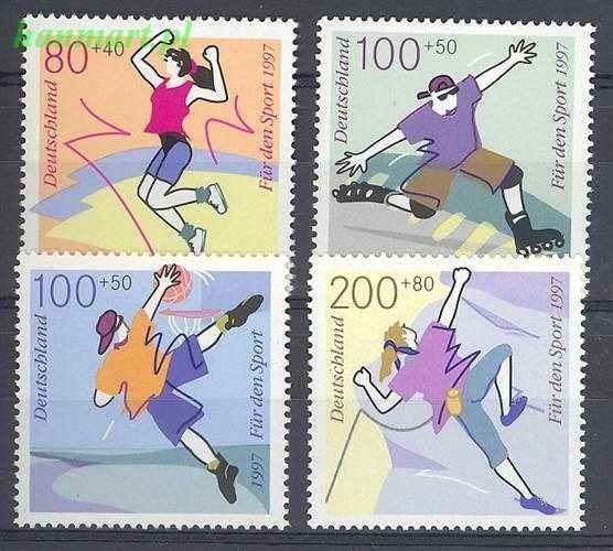 Znaczek Niemcy 1997 Mi 1898-1901 Czyste **