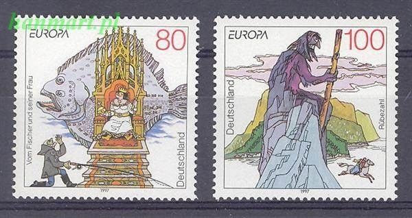 Znaczek Niemcy 1997 Mi 1915-1916 Czyste **