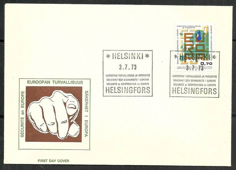 Znaczek Finlandia 1973 Mi 726 FDC