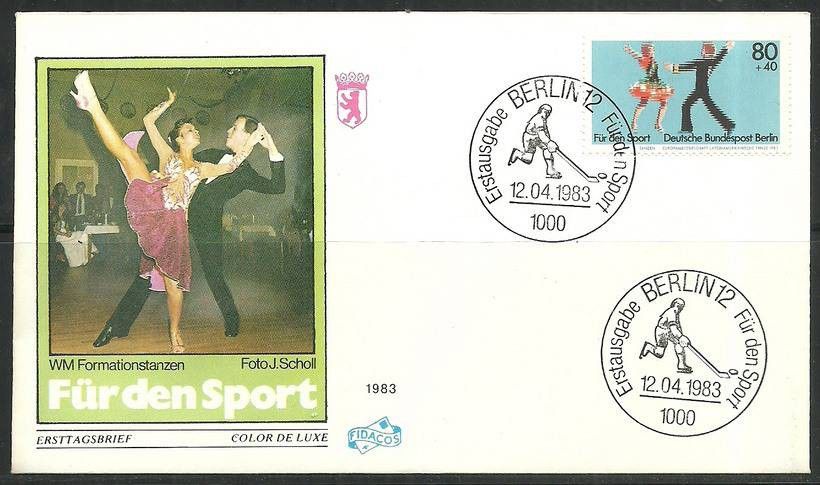 Znaczek Berlin Niemcy 1983 Mi 698 FDC