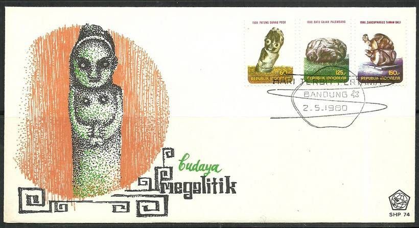 Znaczek Indonezja 1980 Mi 961-963 FDC
