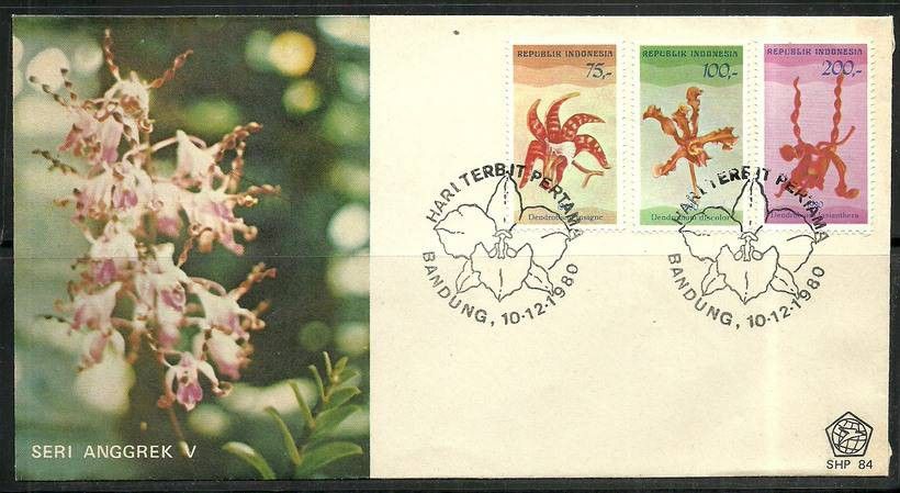 Znaczek Indonezja 1980 Mi 994-996 FDC