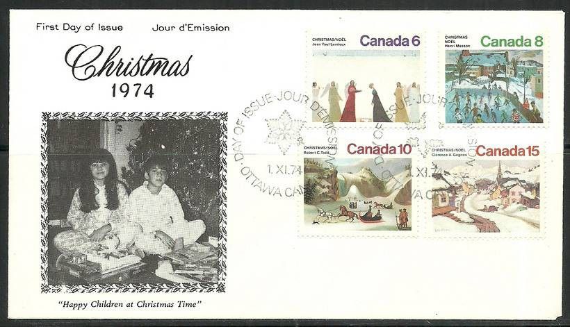 Znaczek Kanada 1974 Mi 576-579 FDC