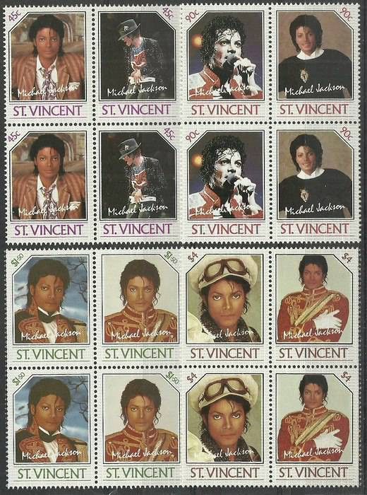 Znaczek St. Vincent 2009 Mi 6655-6662 Czyste **