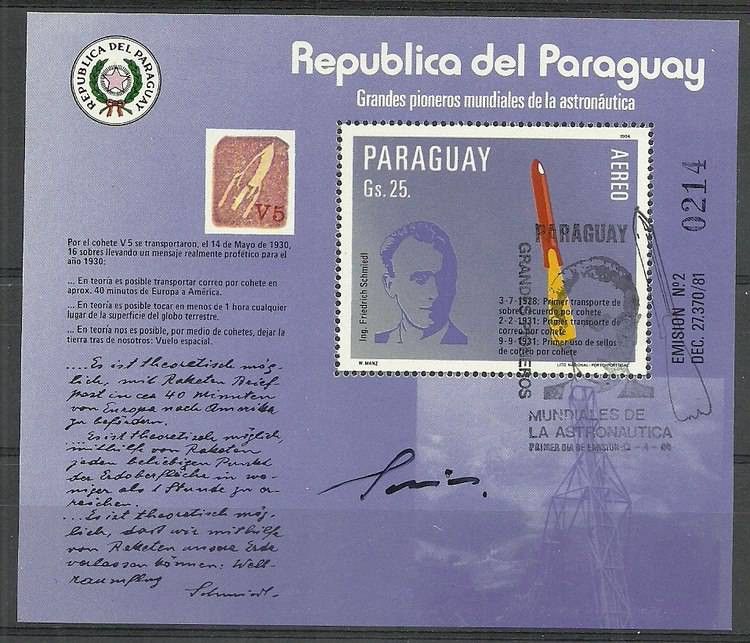 Znaczek Paragwaj 1984 Mi bl 401 Stemplowane