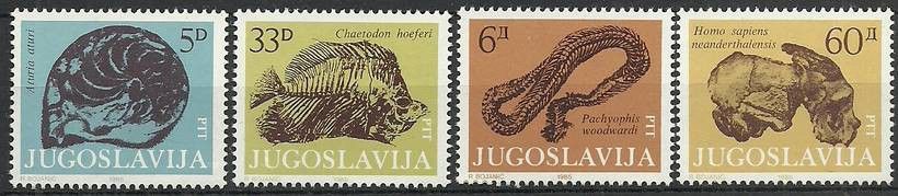 Znaczek Jugosławia 1985 Mi 2092-2095 Czyste **