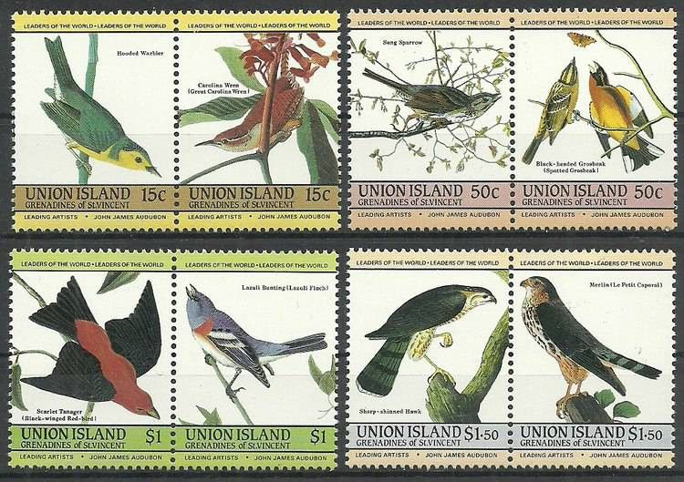 Znaczek Union Islands 1985 Mi 78-85 Czyste **