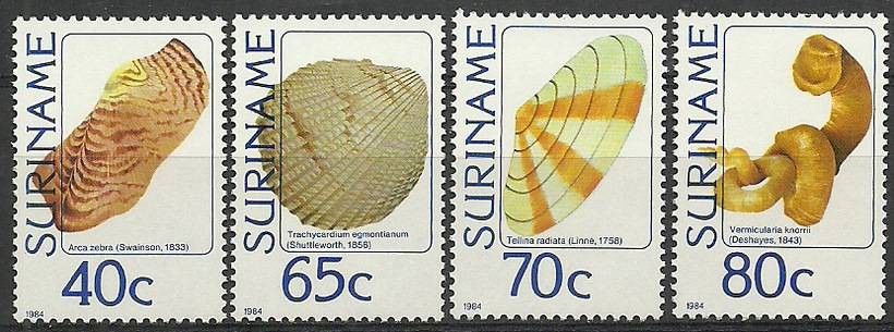 Znaczek Surinam 1984 Mi 1071-1074 Czyste **