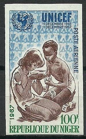 Znaczek Niger 1967 Mi 176B Czyste **