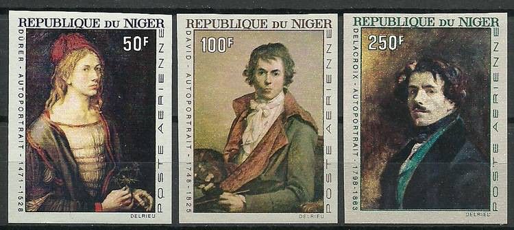 Znaczek Niger 1967 Mi 146-148B Czyste **