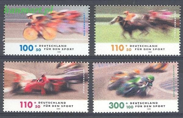 Znaczek Niemcy 1999 Mi 2031-2034 Czyste **