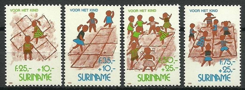 Znaczek Surinam 1993 Mi 1461-1464 Czyste **