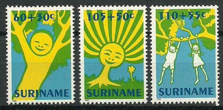 Znaczek Surinam 1992 Mi 1426-1428 Czyste **