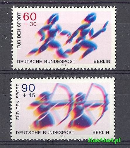 Znaczek Berlin Niemcy 1979 Mi 596-597 Czyste **