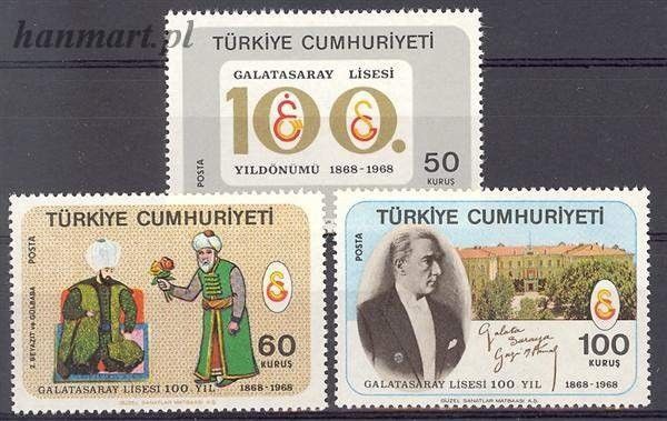Znaczek Turcja 1968 Mi 2104-2106 Czyste **