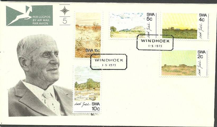 Znaczek Afryka Południowo-Zachodnia 1973 Mi 368-372 FDC