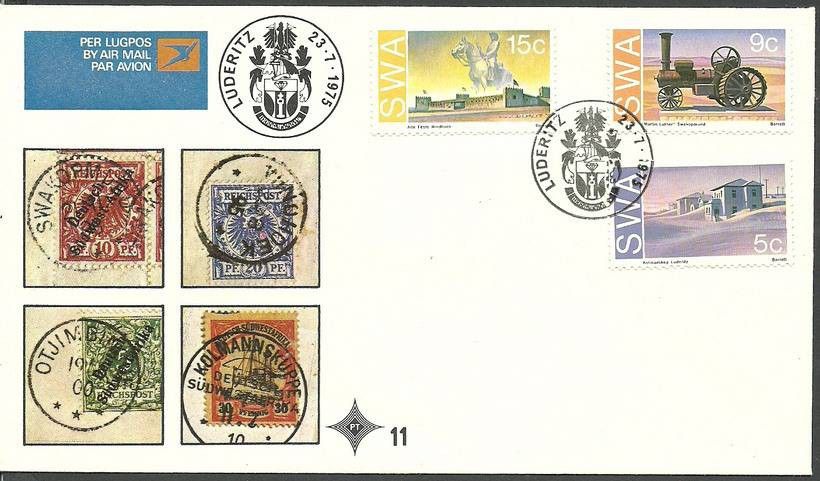 Znaczek Afryka Południowo-Zachodnia 1975 Mi 406-408 FDC