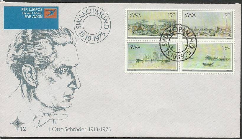 Znaczek Afryka Południowo-Zachodnia 1975 Mi 409-412 FDC