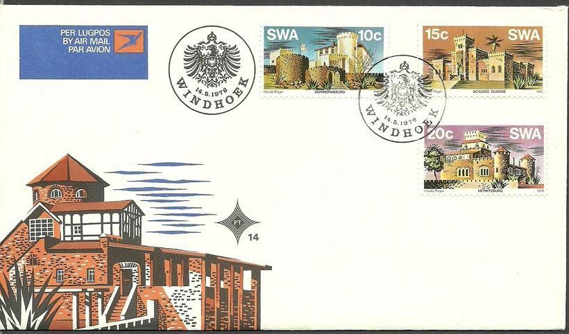 Znaczek Afryka Południowo-Zachodnia 1976 Mi 417-419 FDC