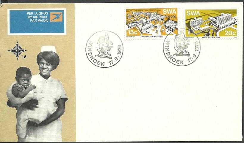 Znaczek Afryka Południowo-Zachodnia 1976 Mi 423-424 FDC