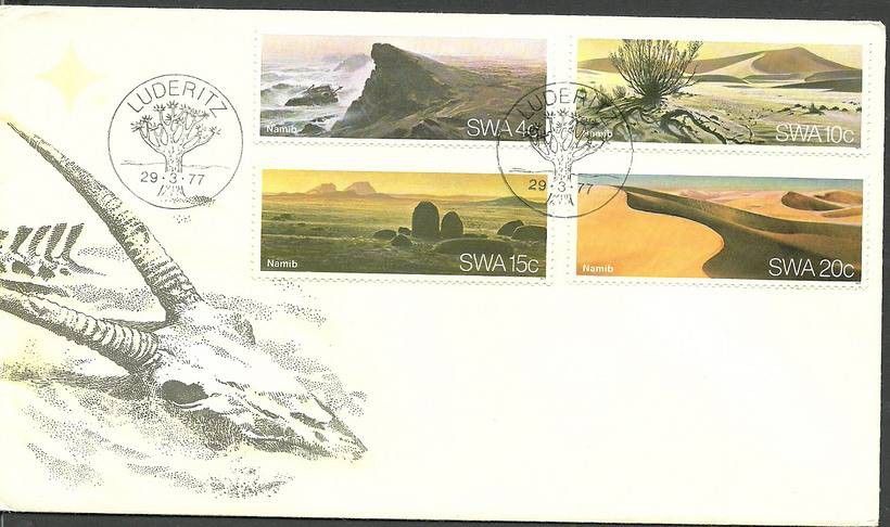 Znaczek Afryka Południowo-Zachodnia 1977 Mi 427-430 FDC