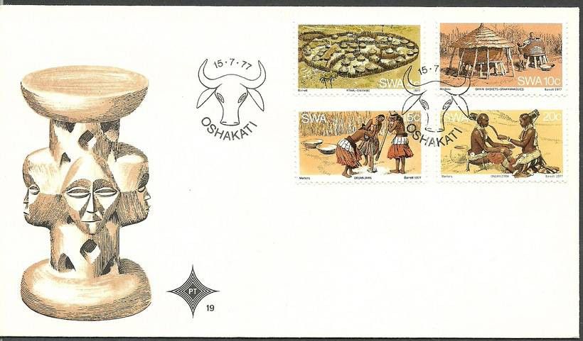 Znaczek Afryka Południowo-Zachodnia 1977 Mi 431-434 FDC