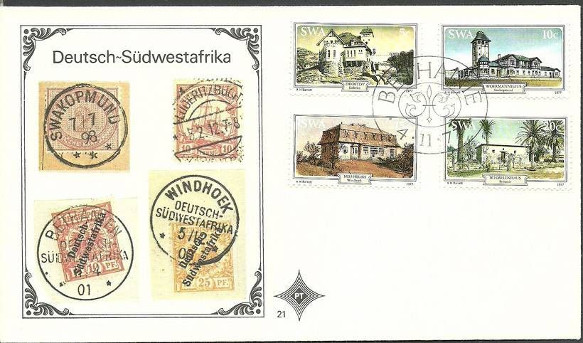 Znaczek Afryka Południowo-Zachodnia 1977 Mi 436-439 FDC
