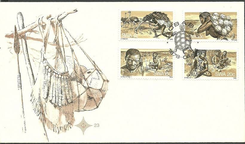 Znaczek Afryka Południowo-Zachodnia 1978 Mi 444-447 FDC