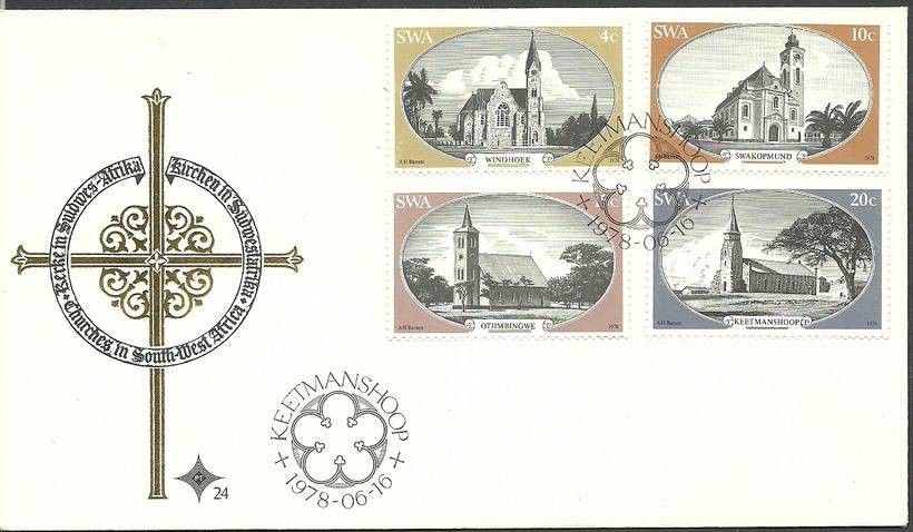 Znaczek Afryka Południowo-Zachodnia 1978 Mi 448-451 FDC