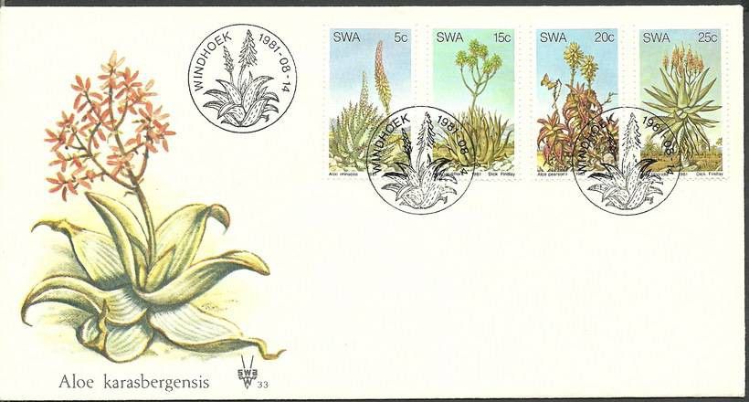 Znaczek Afryka Południowo-Zachodnia 1981 Mi 504-507 FDC