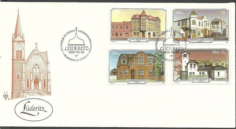 Znaczek Afryka Południowo-Zachodnia 1981 Mi 508-511 FDC