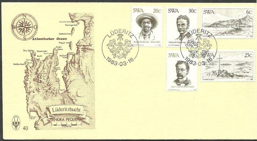 Znaczek Afryka Południowo-Zachodnia 1983 Mi 532-536 FDC