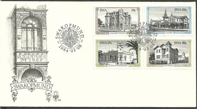 Znaczek Afryka Południowo-Zachodnia 1984 Mi 549-552 FDC