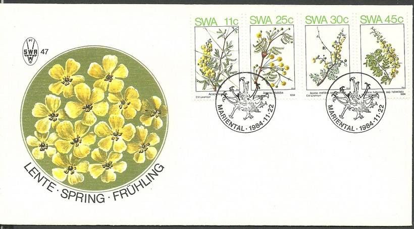 Znaczek Afryka Południowo-Zachodnia 1984 Mi 562-565 FDC