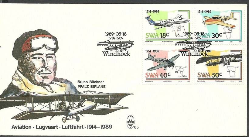 Znaczek Afryka Południowo-Zachodnia 1989 Mi 637-640 FDC